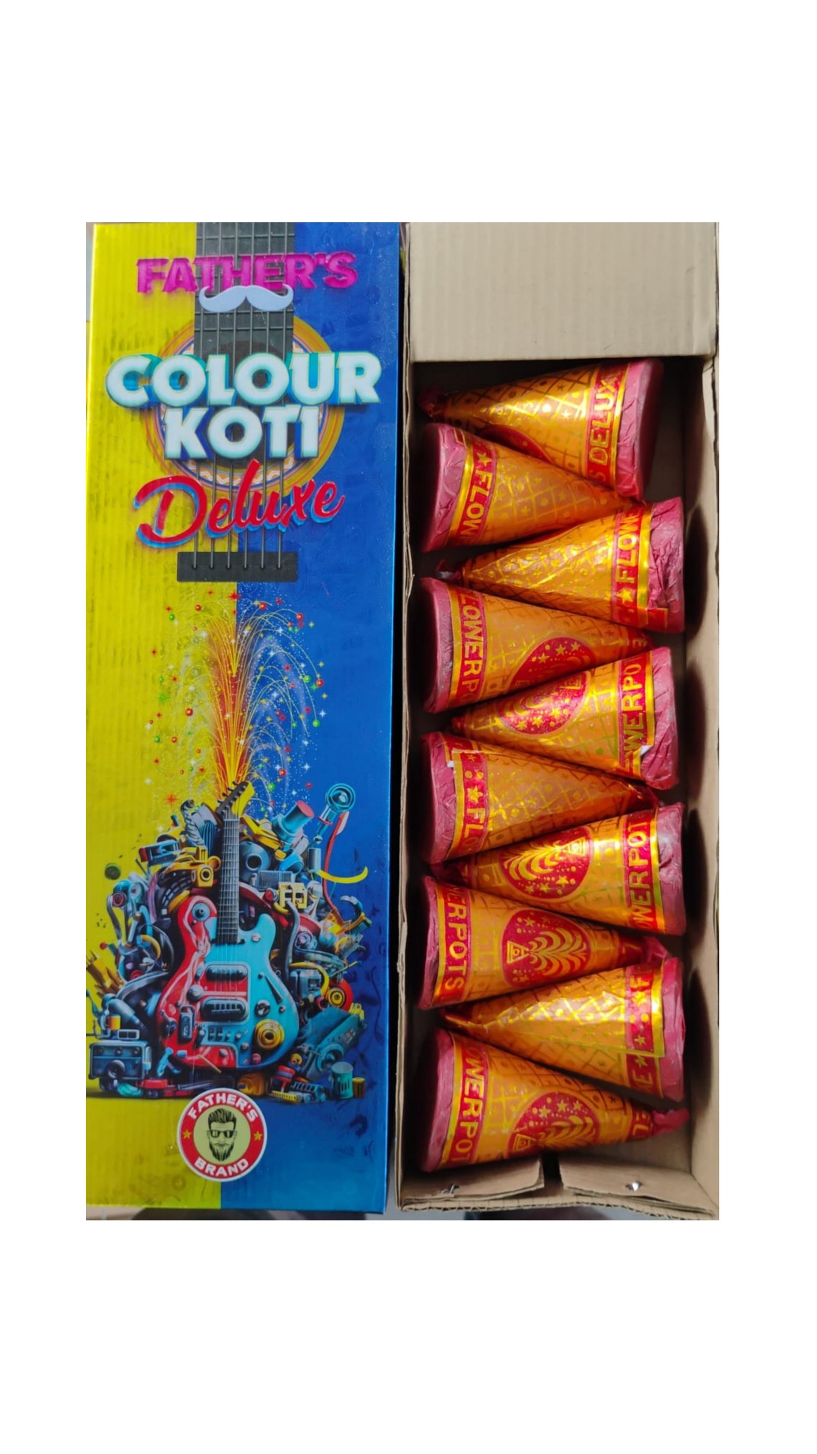 Flower Pot Colour Koti DLX (10 Pcs)